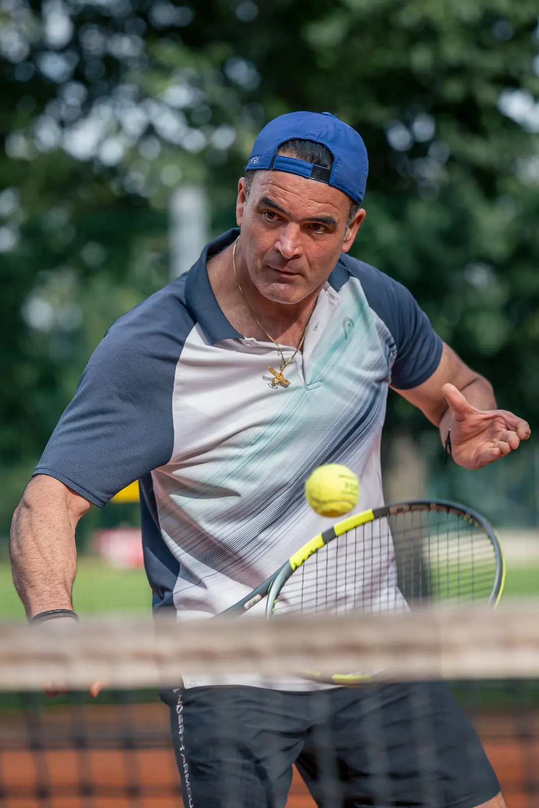 Shahin beim Volley